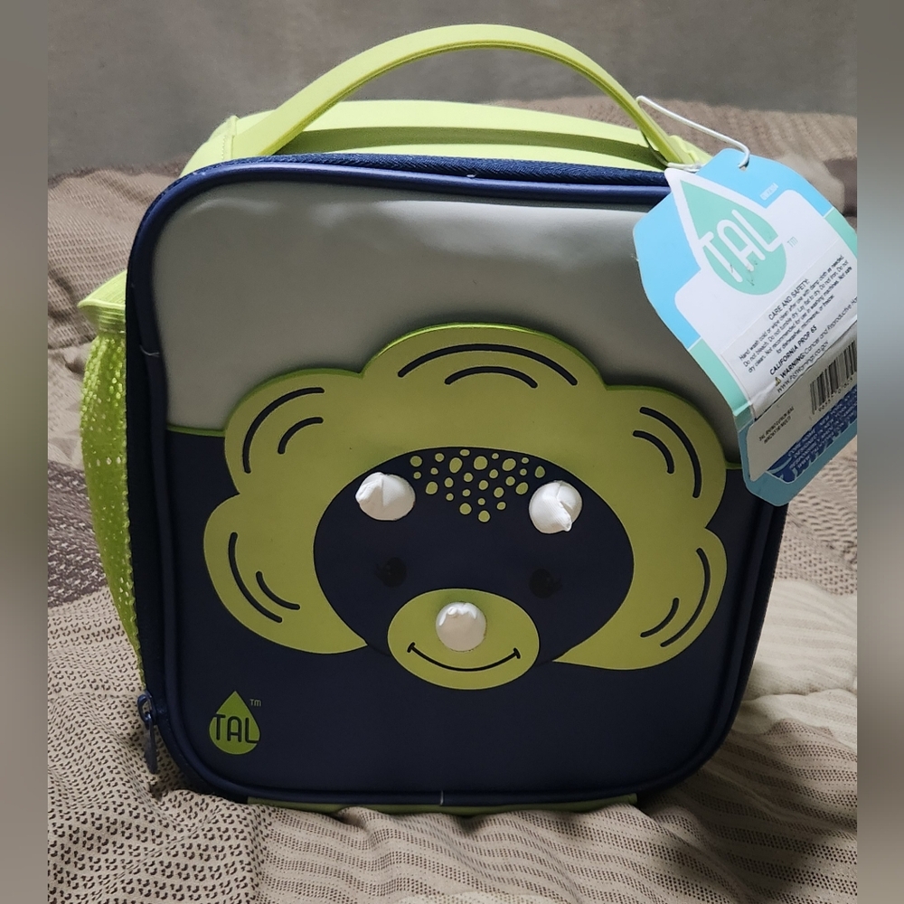 TAL Kids Insulated Reusable Soft Lunch Bag, Figural Rhino